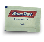 Green sugar packet