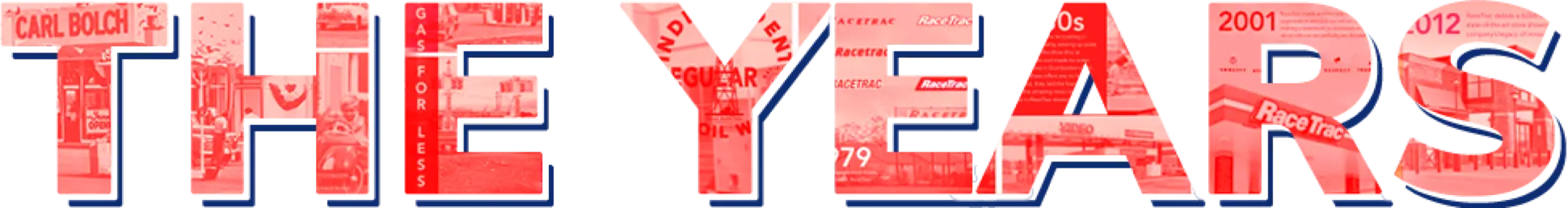 RaceTrac through the years logo