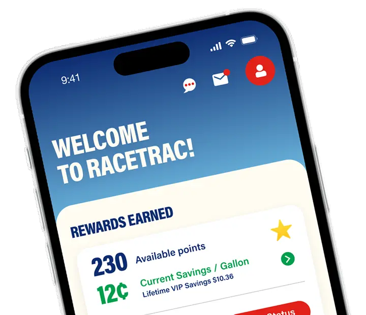 RaceTrac rewards app