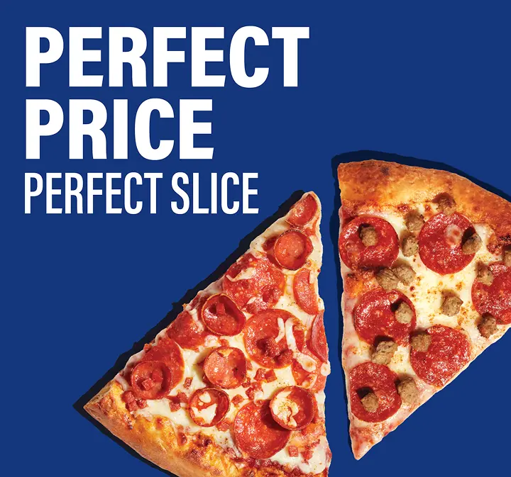 Pizza slice promotion