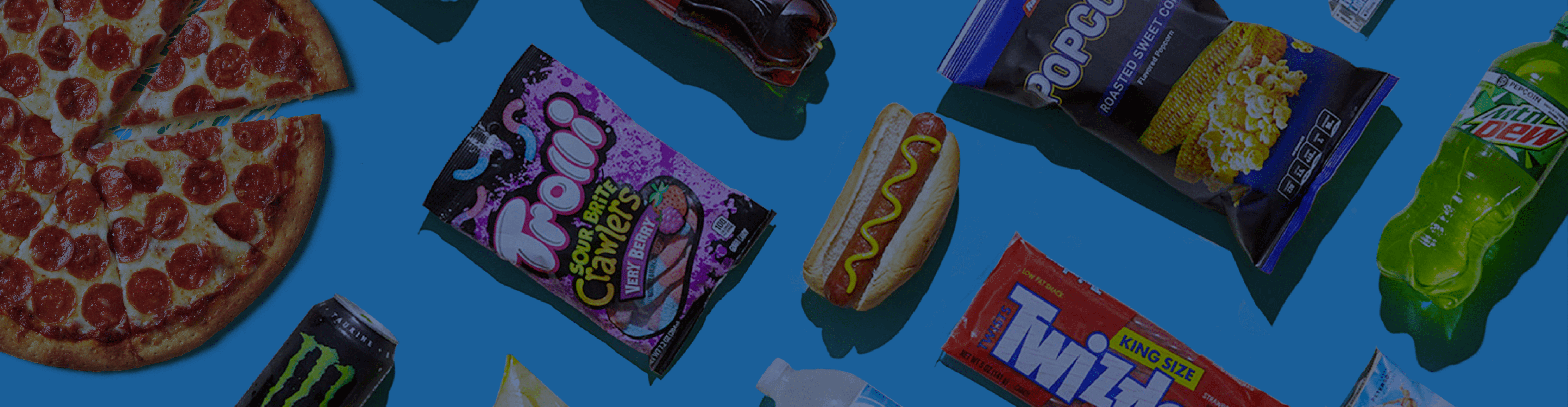 A variety of RaceTrac snacks