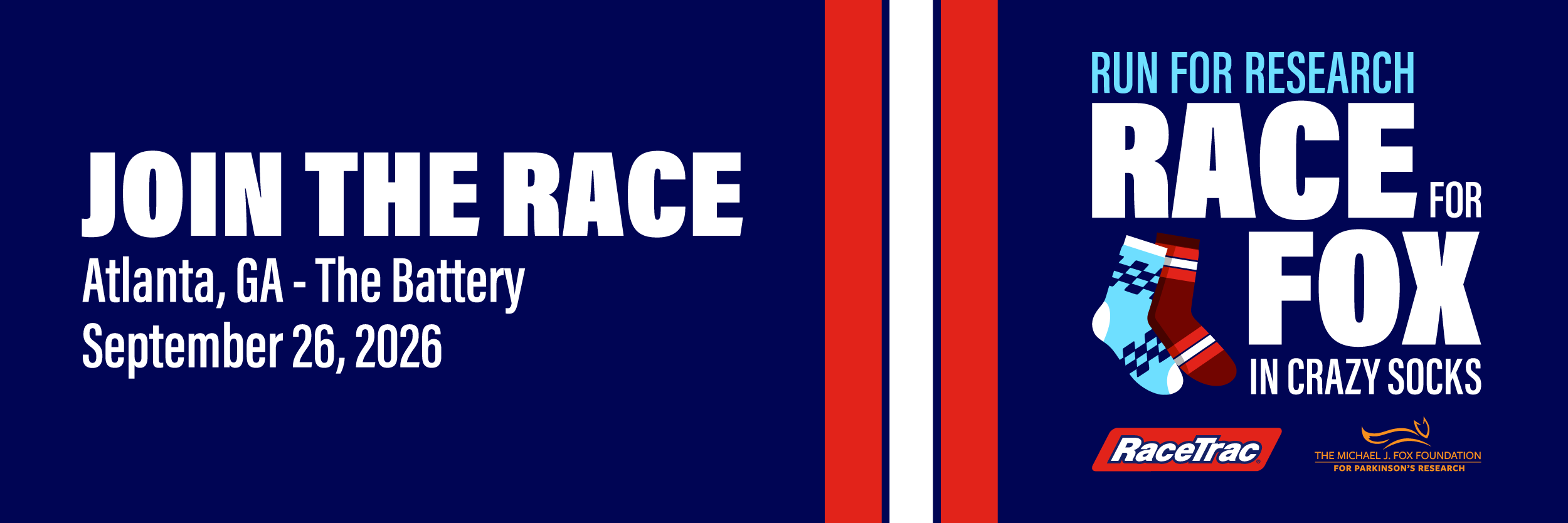 RaceTrac Run for Research. September 26,2026 in Atlanta, GA