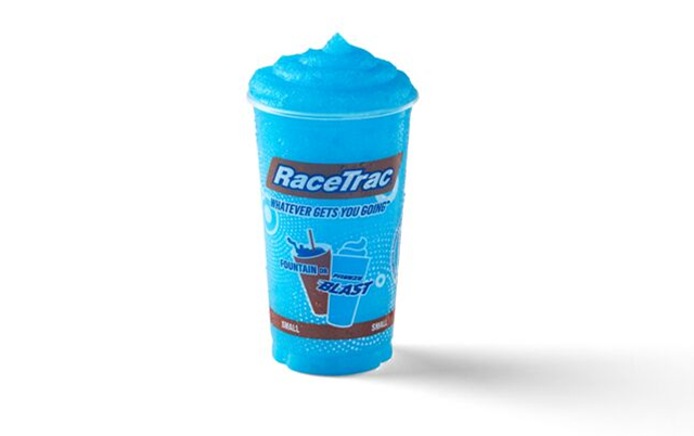 Small RaceTrac frozen drink