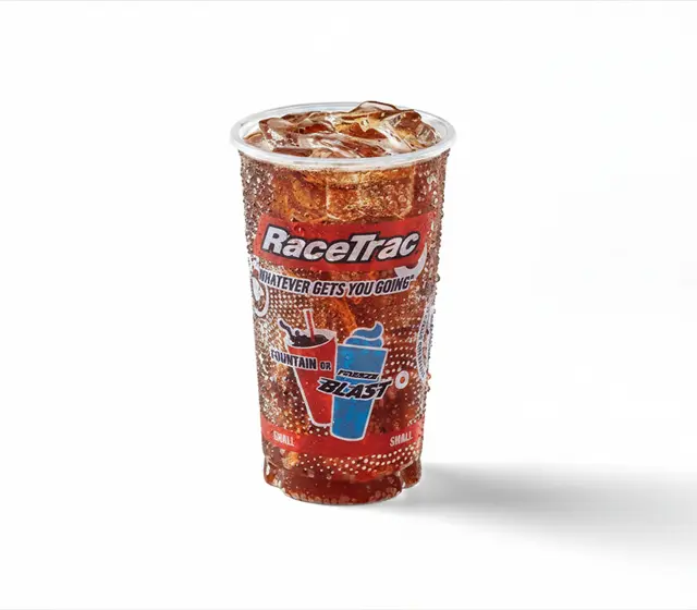 Small RaceTrac fountain drink