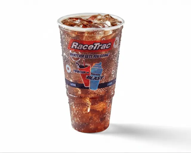 Large RaceTrac fountain drink