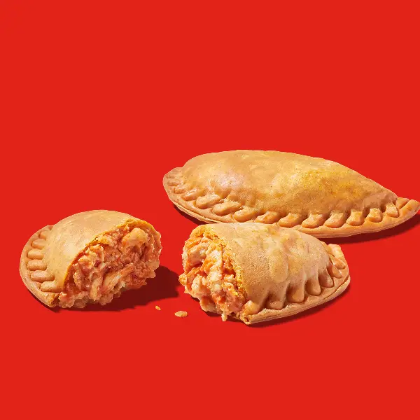 Two chicken empanadas
