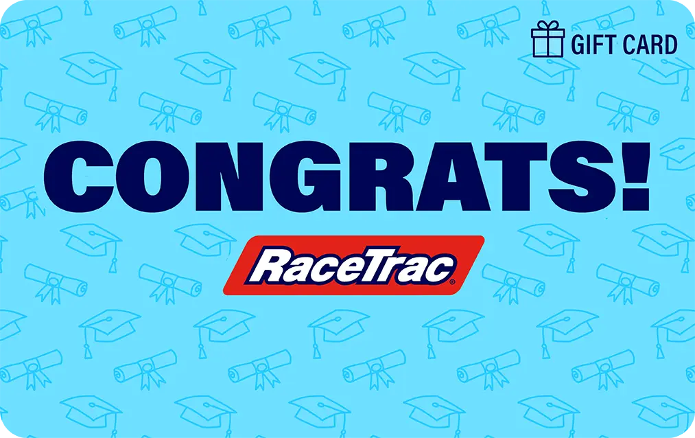 RaceTrac graduation gift card