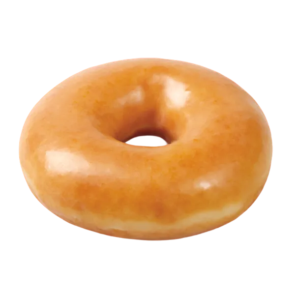 Plain glazed donut.