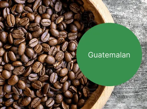 Guatemalan coffee beans